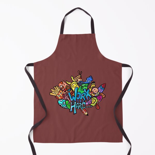 Item preview, Work Hard Doodle Art designed and sold by USPLboutique1.