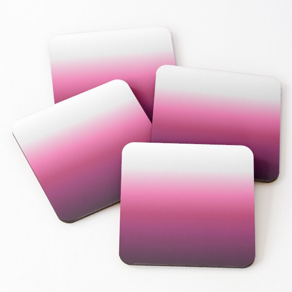 Item preview, preppy Chic minimalist magenta Ombre white pink fuschia  designed and sold by LEILA ART SPACE.