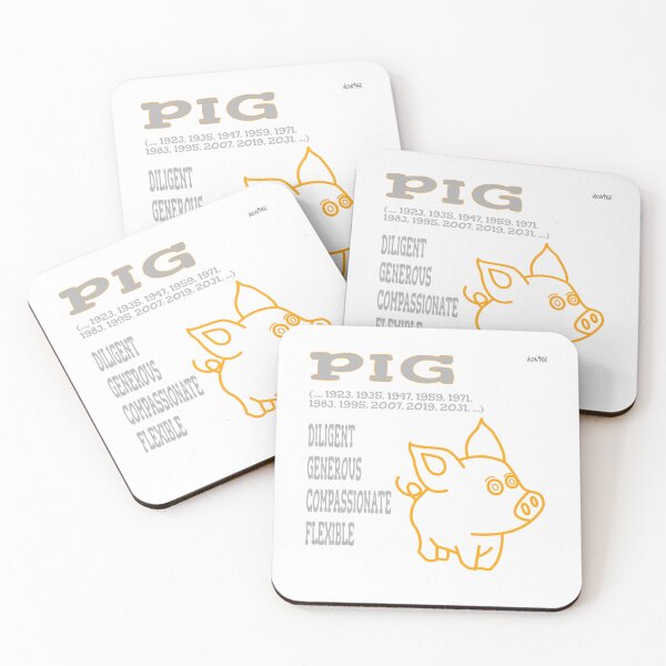 Item preview, Chinese zodiac: Pig designed and sold by wowitsmytshirt.