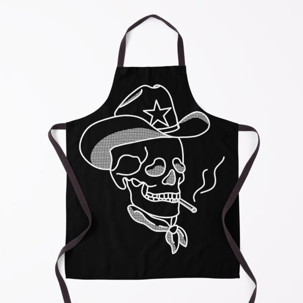 Item preview, Western Cowboy Hat Skull Smoking designed and sold by The-Goods.