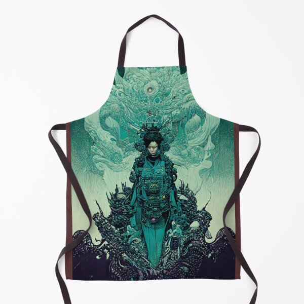 Item preview, Dragon Spirit of the Pirate Samurai Tecno Noir Cyber Punk Demon Hunter designed and sold by esotericorigins.