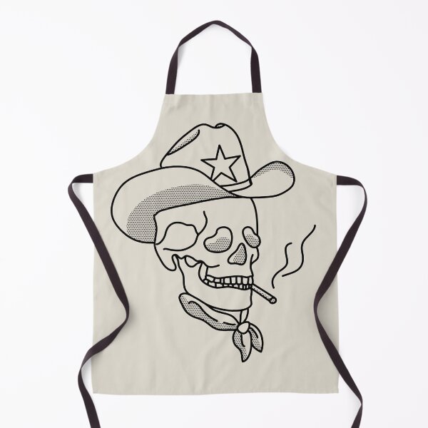 Item preview, Western Cowboy Hat Skull Smoking designed and sold by The-Goods.
