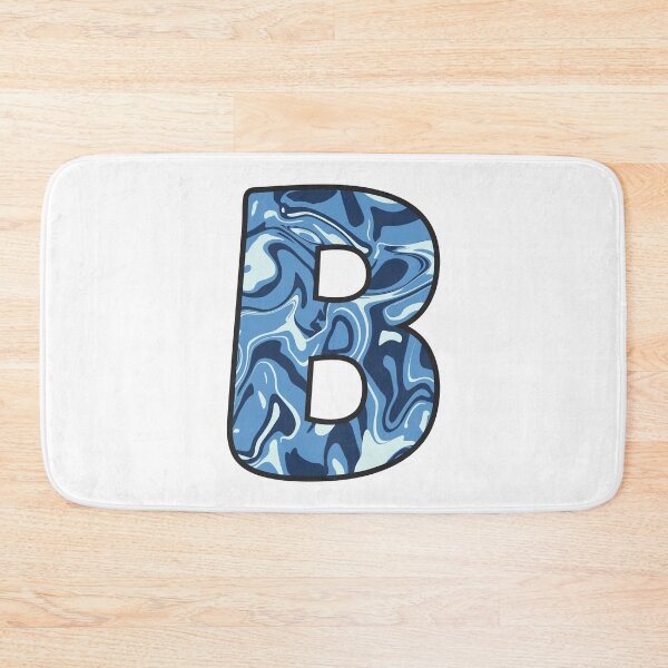 Item preview, B - Blue Marble Alphabet Letter designed and sold by Emmyteddy.