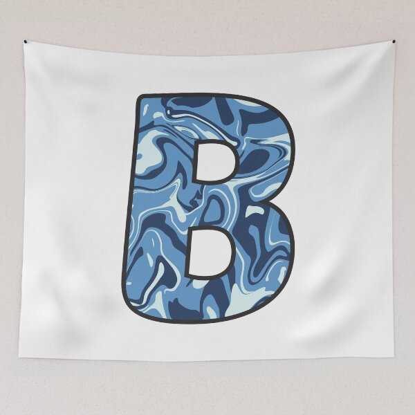 Item preview, B - Blue Marble Alphabet Letter designed and sold by Emmyteddy.