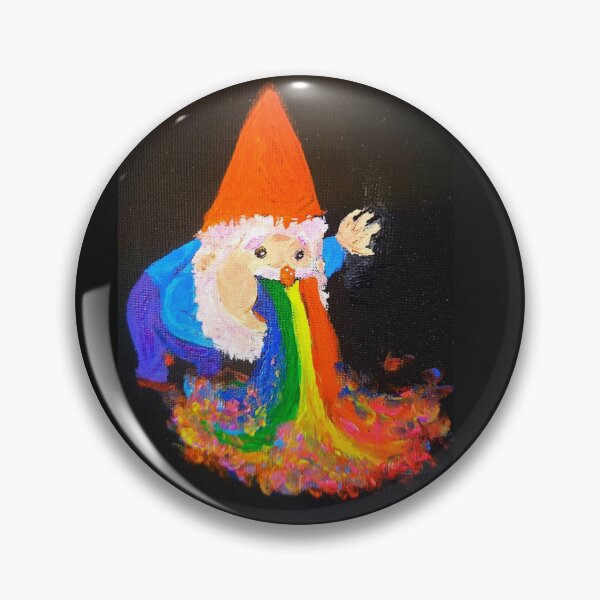 Aperçu de l'œuvre Gnome de régurgitation arc-en-ciel créée et vendue par StedeEd.