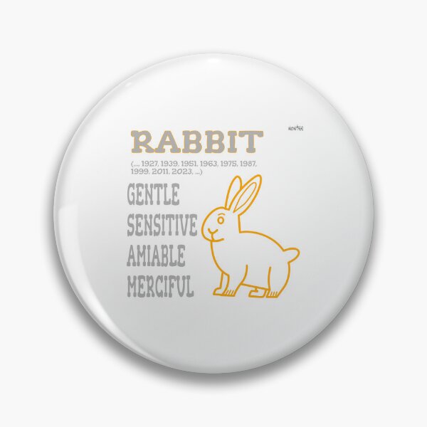 Item preview, Chinese zodiac: Rabbit designed and sold by wowitsmytshirt.