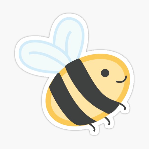 Bumble Bee Pattern Sticker