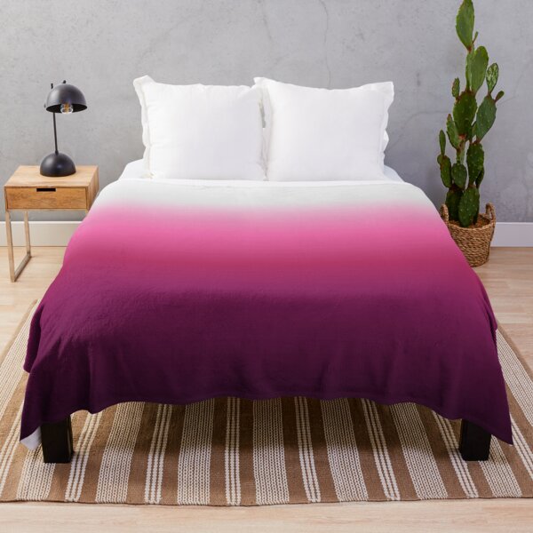 Item preview, preppy Chic minimalist magenta Ombre white pink fuschia  designed and sold by LEILA ART SPACE.