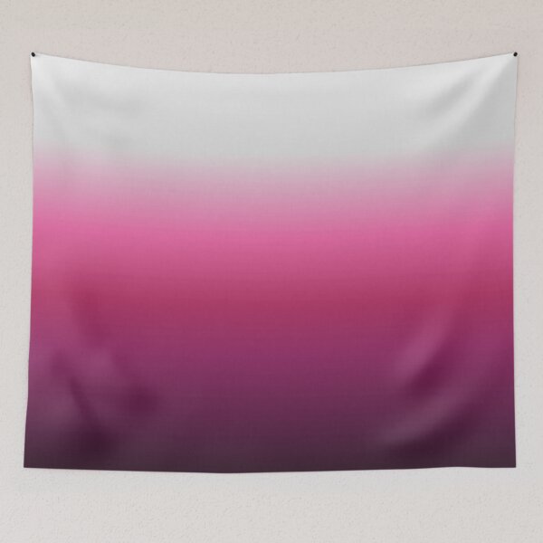 Item preview, preppy Chic minimalist magenta Ombre white pink fuschia  designed and sold by LEILA ART SPACE.