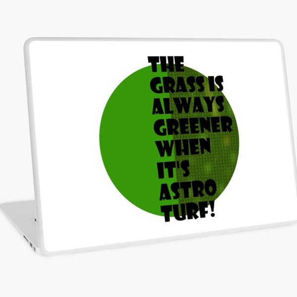 The grass is always greener Laptop Skin