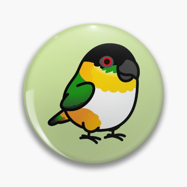 Item preview, Chubby Black Headed Caique designed and sold by birdhism.