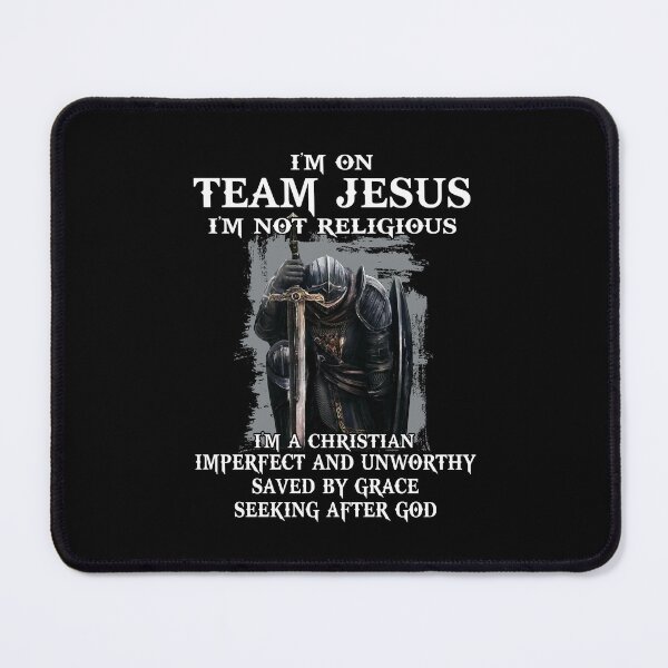 Item preview, I'm On Team Jesus I'm Not Religious christian warrior vintage designed and sold by elizabethdawnn.