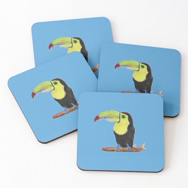 Item preview, Keel-billed toucan designed and sold by Fawnandfurrow.
