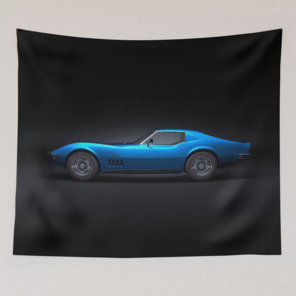 Item preview, Corvette C3 Stingray 1969 LeMans Blue designed and sold by autobiographics.