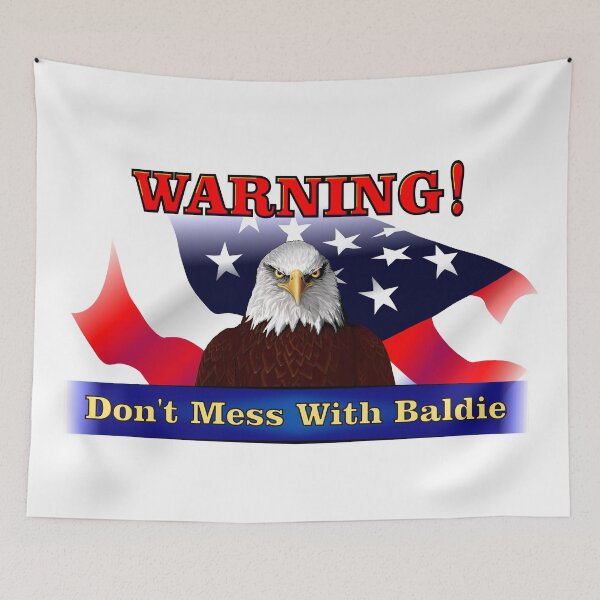 Item preview, Don't Mess With Baldie designed and sold by Tom Carlos.