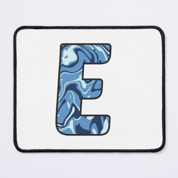 Item preview, E - Blue Marble Alphabet Letter designed and sold by Emmyteddy.