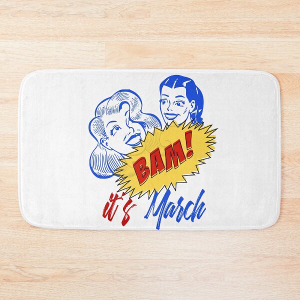 Item preview, BAM! It's March - Cool Retro Design for T-shirts,  Iphone Cases,  Stickers and Other Accessories	 designed and sold by Ridiculam Toga.