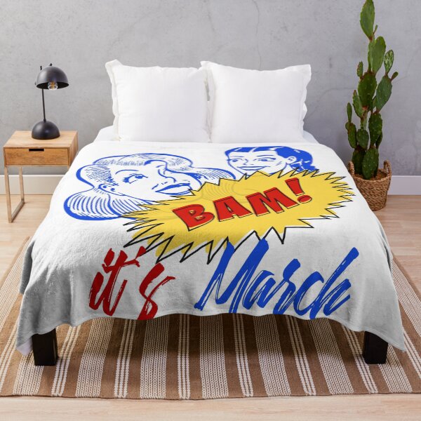 Item preview, BAM! It's March - Cool Retro Design for T-shirts, Iphone Cases, Stickers and Other Accessories designed and sold by Ridiculam Toga.