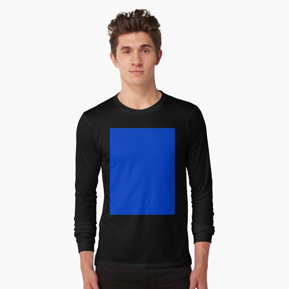 fluorescent blue t shirt