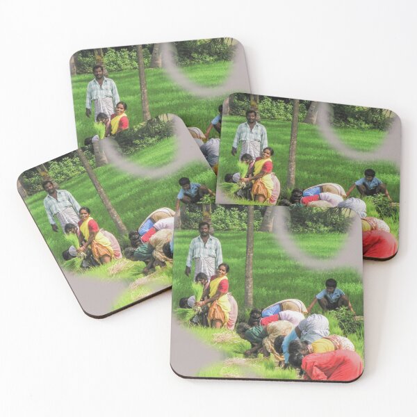 Item preview, Women planting rice designed and sold by indiafrankk.