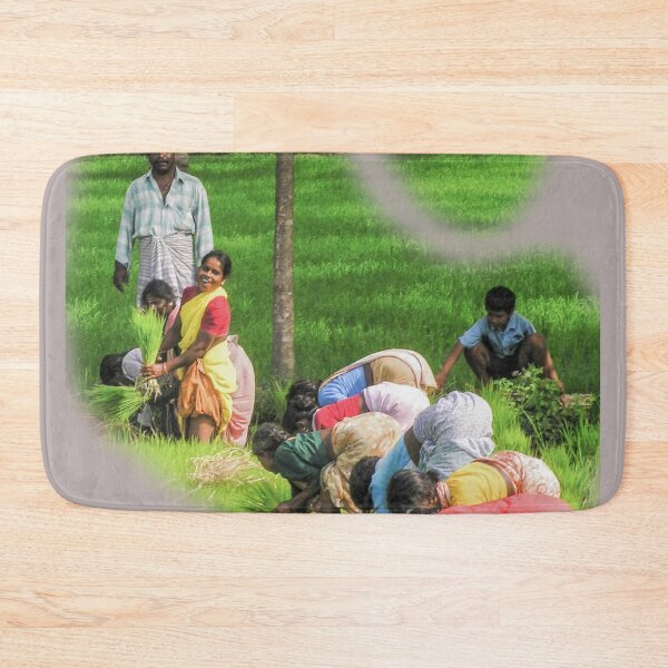 Item preview, Women planting rice designed and sold by indiafrankk.