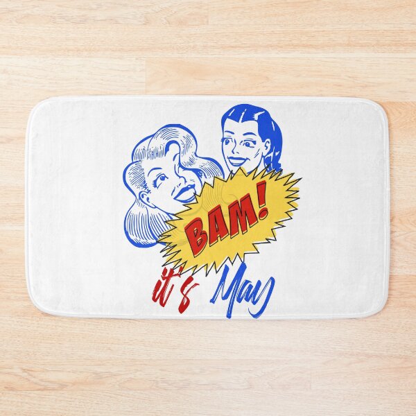 Item preview, BAM! It's May - Cool Retro Design for T-shirts,  Iphone Cases,  Stickers and Other Accessories	 designed and sold by Ridiculam Toga.