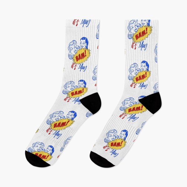 Item preview, BAM! It's May - Cool Retro Design for T-shirts,  Iphone Cases,  Stickers and Other Accessories	 designed and sold by Ridiculam Toga.