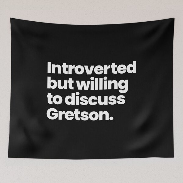 Item preview, Introverted but willing to discuss Gretson Greta Gill and Carson Shaw designed and sold by Karlnordlund.