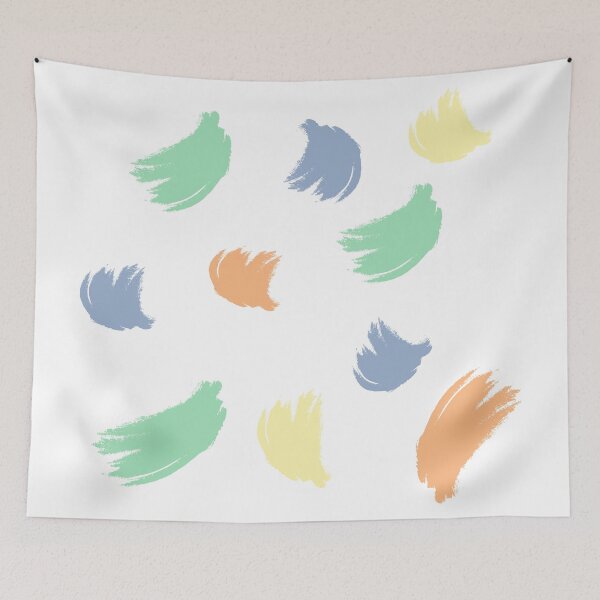 Item preview, paint brush pattern designed and sold by Pinkbrushco.