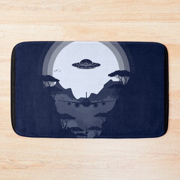 Item preview,  UFO WHITE SUN - Sunset  silhouette art designed and sold by dennaibz.