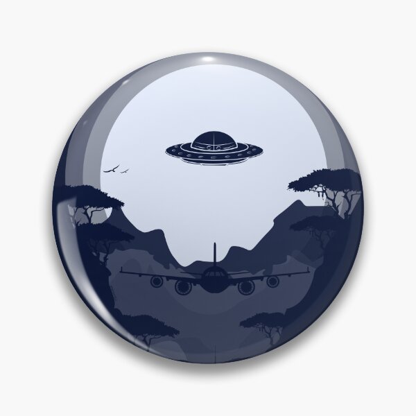Item preview,  UFO WHITE SUN - Sunset  silhouette art designed and sold by dennaibz.