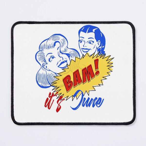Item preview, BAM! It's June - Cool Retro Design for T-shirts, Iphone Cases, Stickers and Other Accessories designed and sold by Ridiculam Toga.