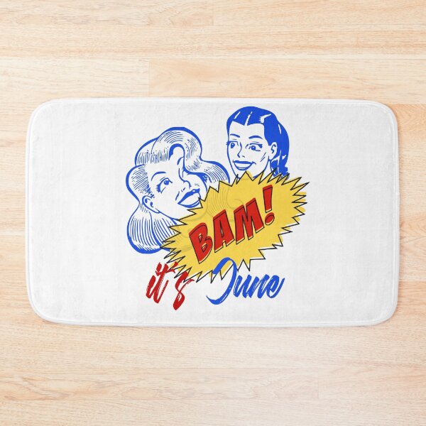 Item preview, BAM! It's June - Cool Retro Design for T-shirts,  Iphone Cases,  Stickers and Other Accessories	 designed and sold by Ridiculam Toga.