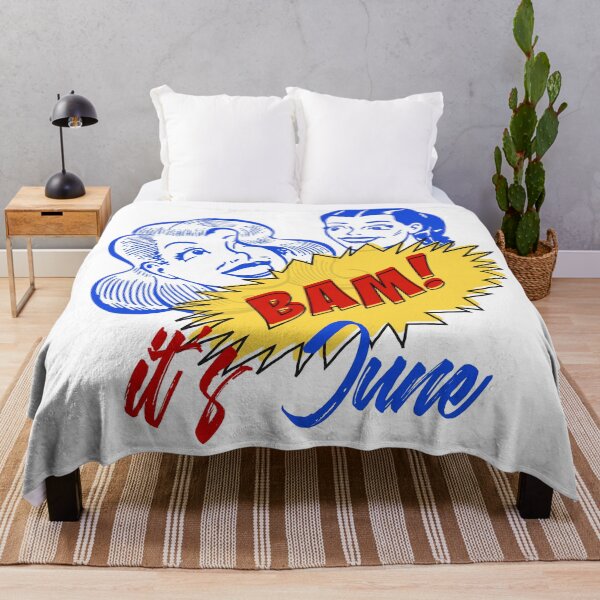 Item preview, BAM! It's June - Cool Retro Design for T-shirts, Iphone Cases, Stickers and Other Accessories designed and sold by Ridiculam Toga.