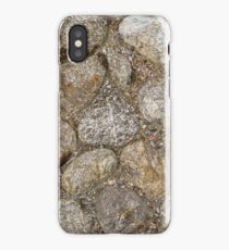 Cobblestone construction iPhone Case