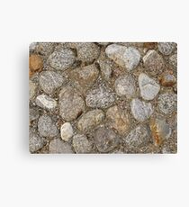 Cobblestone construction Canvas Print