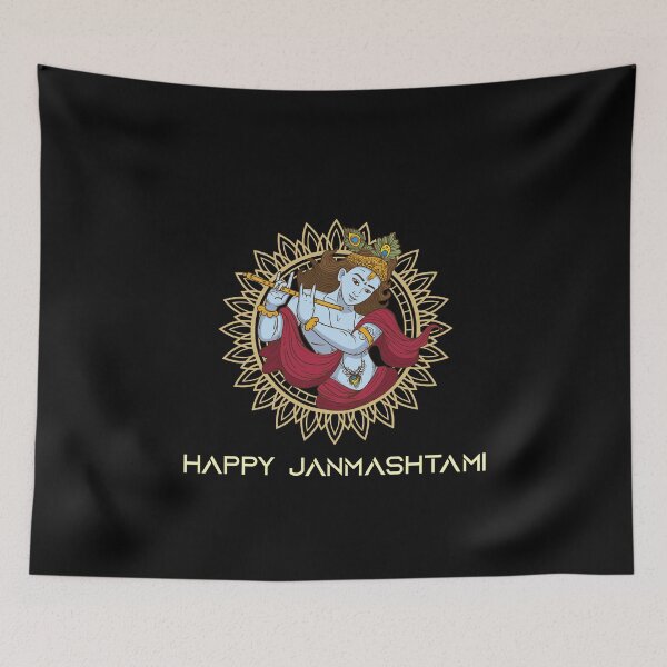 Item preview, Happy janmaashtami Essential T-Shirt designed and sold by PRECALB OUTFIT.
