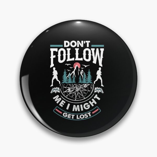 Item preview, Orienteer Runner Running Orienteering Don't Follow Me Funny designed and sold by ShopTheStyle.
