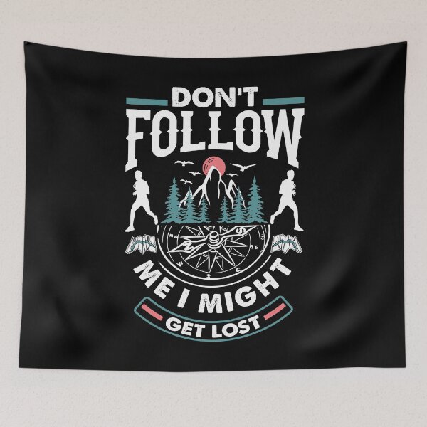 Item preview, Orienteer Runner Running Orienteering Don't Follow Me Funny designed and sold by ShopTheStyle.