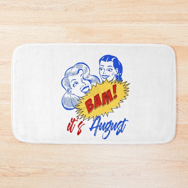 Item preview, BAM! It's August - Cool Retro Design for T-shirts,  iPhone Cases,  Stickers and Other Accessories designed and sold by Ridiculam Toga.