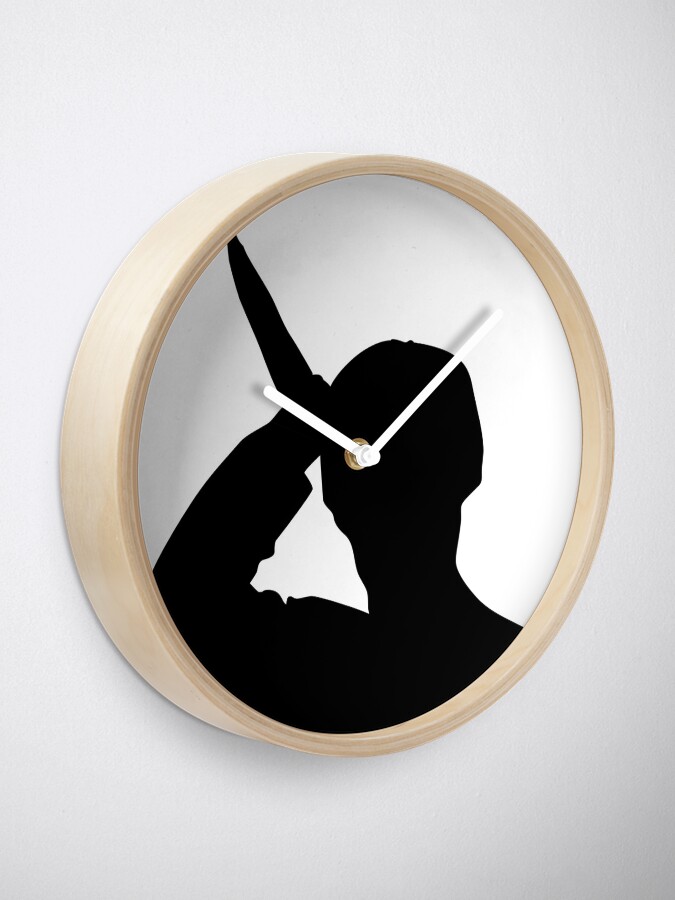 "Psycho Alfred Hitchcock" Clock by yowisy Redbubble