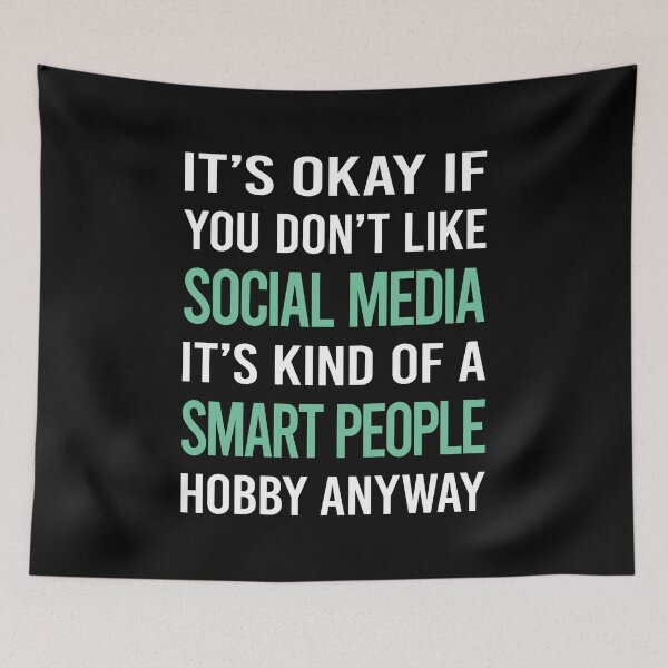 Item preview, Smart People Hobby Social Media designed and sold by RonaldEwing4782.
