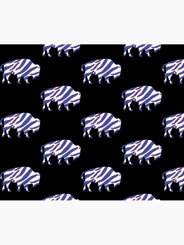 Buffalo Zubaz Throw Blanket – Tilted Buffalo