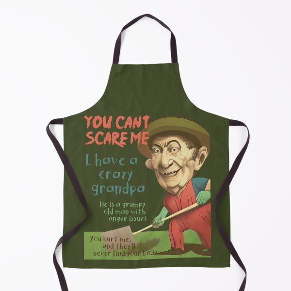 Item preview, You can't scare me - I have a crazy grandpa designed and sold by SolidEarthArt.