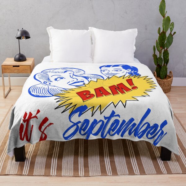 Item preview, BAM! It's September - Cool Retro Design for T-shirts, IPhone Cases, Stickers and Other Accessories designed and sold by Ridiculam Toga.