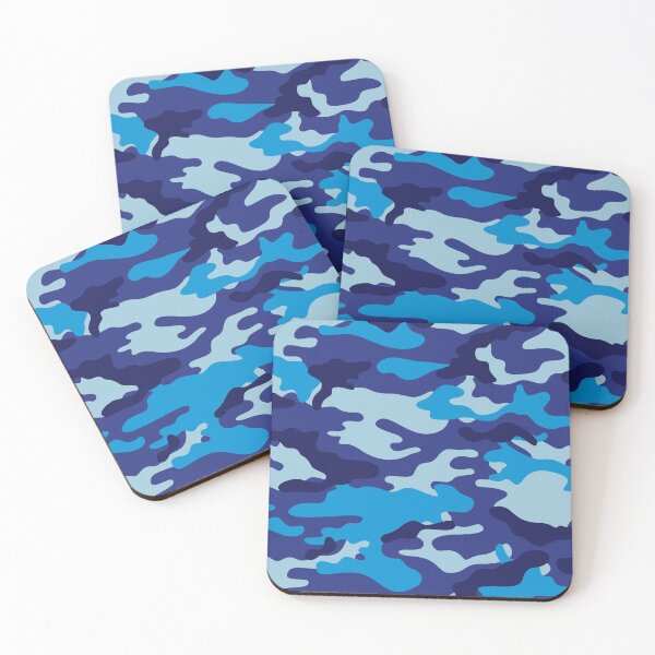 Item preview, Camouflage (Blue) designed and sold by MrFaulbaum.