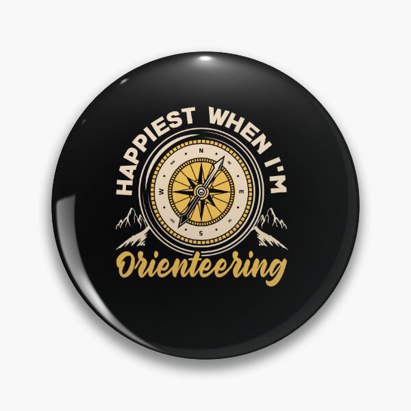Item preview, Orienteer Runner Running Happiest When I'm Orienteering designed and sold by ShopTheStyle.