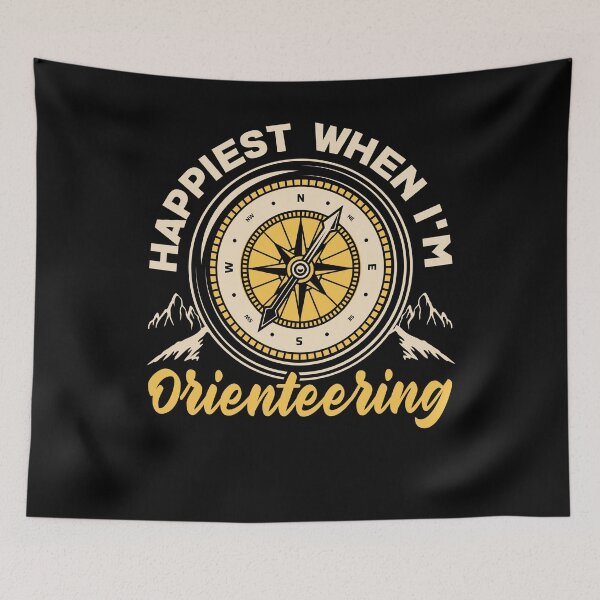 Item preview, Orienteer Runner Running Happiest When I'm Orienteering designed and sold by ShopTheStyle.