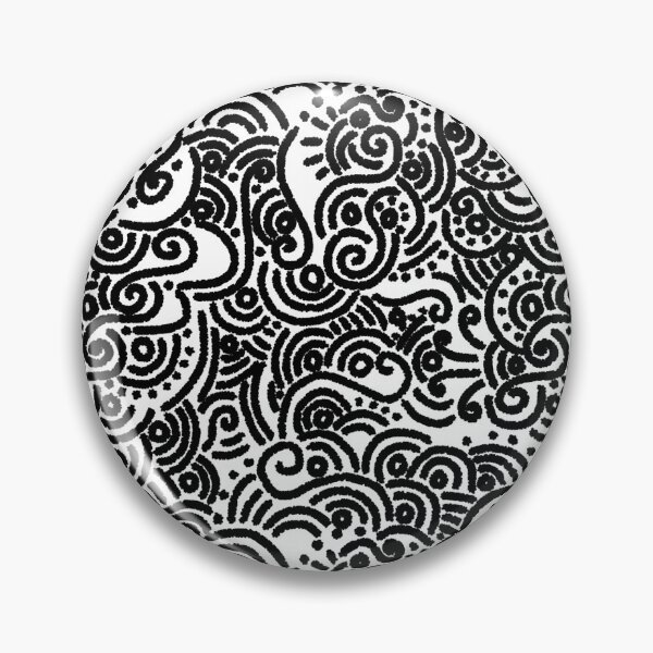 Item preview, Abstract Swirls 1.0 - Black and White designed and sold by megalunalexi.