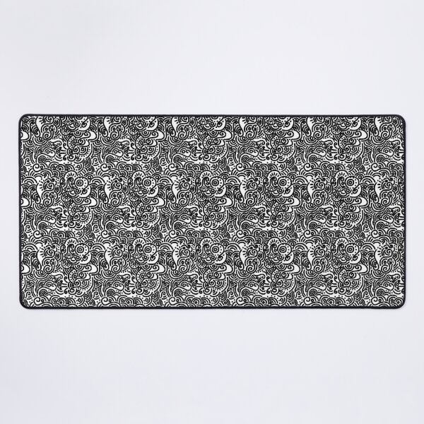Item preview, Abstract Swirls 1.0 - Black and White designed and sold by megalunalexi.